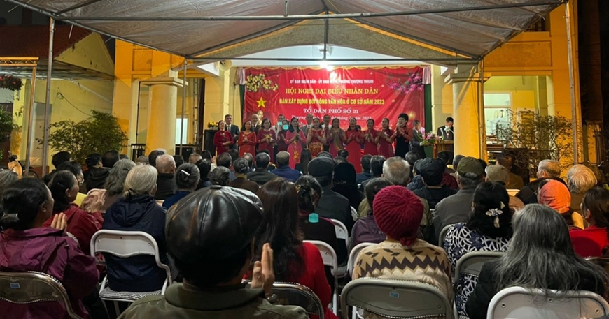  Phường Thượng Thanh, quận Long Biên, TP Hà Nội đã tổ chức thành công Hội nghị đại biểu nhân dân năm 2023